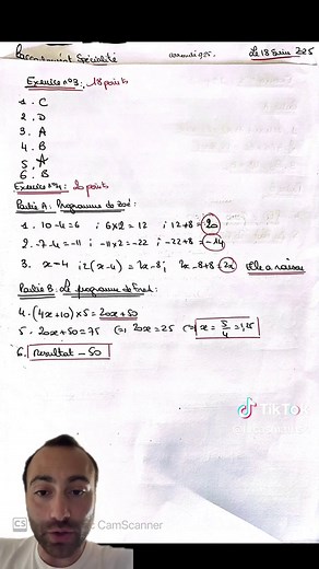 Correction Brevet Maths 2025 pour l'examen