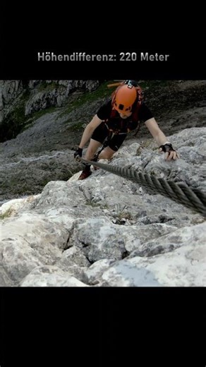 🤔 🏔️ Do you like via ferratas? 🙂 🏔️ #alps #mountaineering #climbing