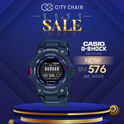 ⚡ G-SHOCK Pre-11.11 Mega Deals! ⚡ Toughness meets style – enjoy Storewide 50% OFF on bold, rugged, and iconic G-SHOCK watches this Pre-11.11! 💥⌚ ⏰ Don’t wait till 11.11 – Add to Cart now and get ready for unbeatable deals! T&Cs apply. ✅ 0% Interest Instalment up to 12 Months with GrabPayLater* ✅ Subscribe & get RM60 OFF with code WELCOME60* #CityChainMY #Pre1111Sale #GSHOCK #CityChainDeals #1111Sale | City Chain Malaysia