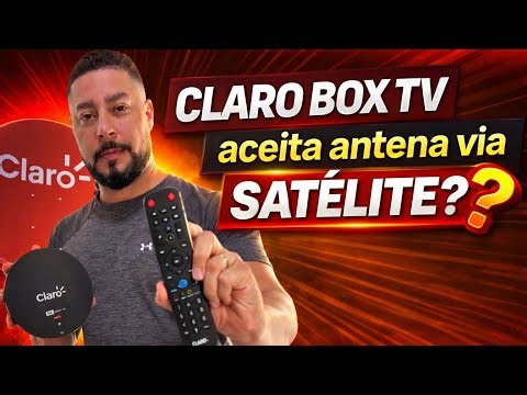 Does CLARO BOX TV accept satellite dishes?