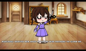 Rapunzel's Bold Transformation: A Gacha Edit