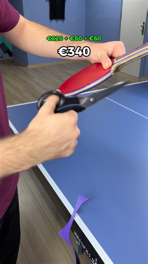287K views · 1.6K reactions | €340 vs €0.98 Ping Pong Racket ASMR  | PingBrothers | Facebook
