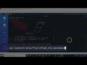 Exploiting VSFTPD v2.3.4 Using Metasploit