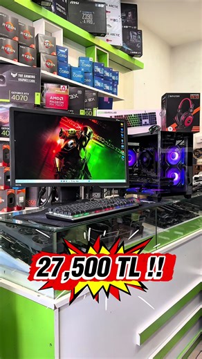تجميعة كمبيوتر 🔥 كاملة مع شاشة و بسعر 27500 ليره 😍 و مواصفاتها ولا اروع 😃 فرصة حلوة 🎉 #بي_سي #كمبيوتر_قيمنق #كمبيوتر