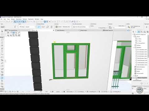 How to create Architrave or molding on window in archicad