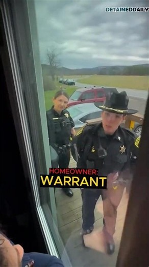 Cop Tries Warrantless Entry Then This Happens #4thAmendment #RealFootage