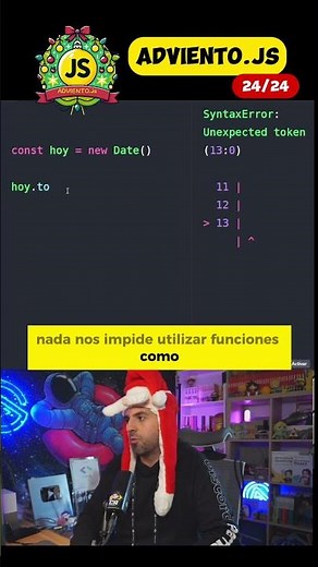 Objeto Date para manejo de fechas | ADVIENTO JAVASCRIPT Día 24/24