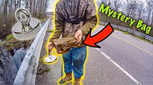 Magnet Fishing Mystery: What’s Inside the Bag We Found?!