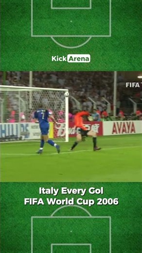 Italy Every Gol FIFA World Cup 2006 #italy #worldcup #worldcup2006 #delpiero #totti #materazzi