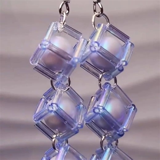 maverick222 on Instagram: "✨ Glass Tube Cube Pearl Earrings DIY | 3 Cubes Linked Design The material kit is available at: https://maverick222.com/product/glass-tube-cube-pearl-earrings-diy-3-cubes-linked-design-material-kit-jewelry-making/ Use the code "ins222" to get extra 10%off Today I’m making super unique pearl earrings with mini glass tubes and pearls—such a sleek, delicate design that’s easy to recreate! 📿 The process is simple and beginner-friendly: ✅ Form tiny glass tubes into perfect 