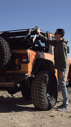 3.3K views · 41 reactions | Introducing The TrekTop Glide for 2 Door JL. - The TrekTop Glide redefines the soft top market with its fully retractable SkyGlide Action technology. With this patented design, a single person can effortlessly raise or lower the top, making it ideal for both family outings and solo adventures. ☀️️ - #trektopglide #bestop70th | Bestop | Facebook