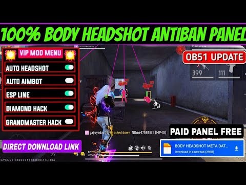 ANTIBAN FREE FIRE PANEL 🔥 FREE FIRE MAX 100% HEADSHOT PANEL 🎯 FF MAX MAGIC BULLET, FF HEADSHOT HACK