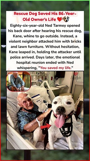 Rescue Dog Saved His 86 Year Old Owner's Life ❤️🐶