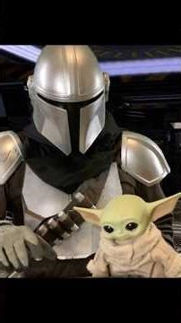 Mando and Grogu Forge a Beskar Helmet - #lazerbolt #starwars