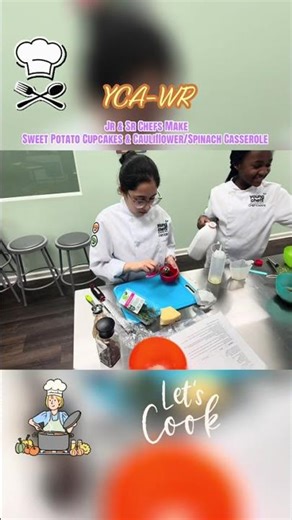 Young Chefs Academy WR. Jr & Sr Chefs. #YoungChefsAcademy