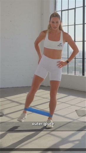 Lateral Band Kicks for instant glute burn! 🍑 #fitness #gymtips