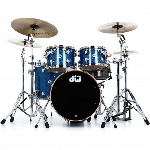 DW Collector's Series 4-piece Shell Pack - Blue Glass