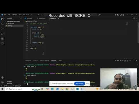 Difference between var, let and const | Interview Questions