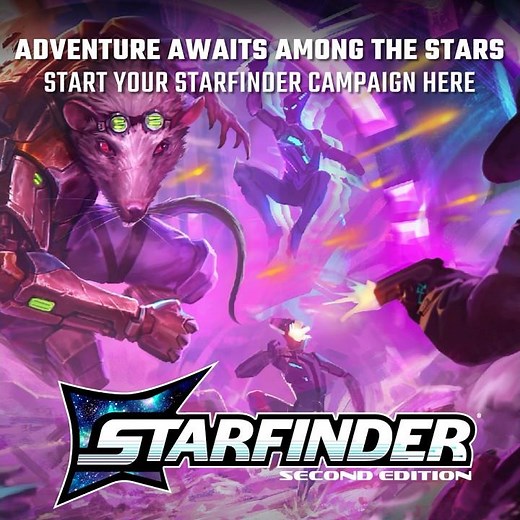 Explore the Galaxy with Starfinder 2E #starfinder #paizo #rpg #tabletop #roleplayinggames #scifi