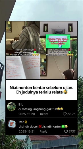 Sebelum Ujian Malah Kena Mental 🤣 #shorts #beritaviral