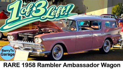 1958 Rambler Ambassador wagon one of only 3 left