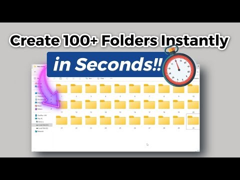 Create Multiple Folders Fast (3 Easy Methods) | Batch File, CMD, Excel Automation #windows10 #excel