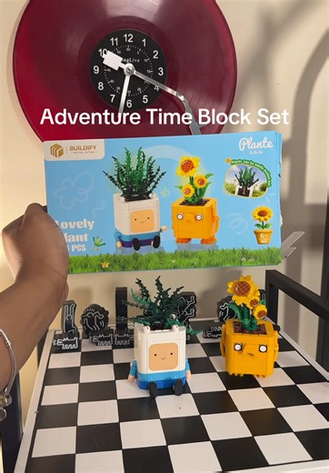 Replying to @crafticarli✍🏾 ☆🧰 I honestly admit I started being lazy with their plants but I still think this is the coolest block set as an Adventure Time lover😩🤩❤️ #adventuretime #block #hobby #cartoon #fun