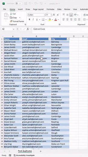 8.5K views · 93 reactions | Imaš dugačku listu u Excelu i brineš da su se potkrali duplikati? Zaboravi proveravanje red po red — pusti Excel da odradi posao detektiva. ️‍♂️ Savršeno za liste klijenata, fakture ili ID brojeve proizvoda.  Prati nas za još Excel trikova.  #excelgrasic #microsoft #data #microsoftmvp #microsoftexcel #microsoftambassador #outliers #data | excel.grasic | Facebook