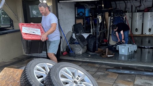 Saint-Leonard residents deal with intense flooding after Sunday's storm