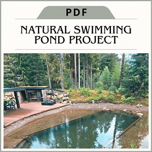 Eco Natural Swimming Pond Design | DIY PDF Guide | Build Your Own Garden Pond - Etsy Canada