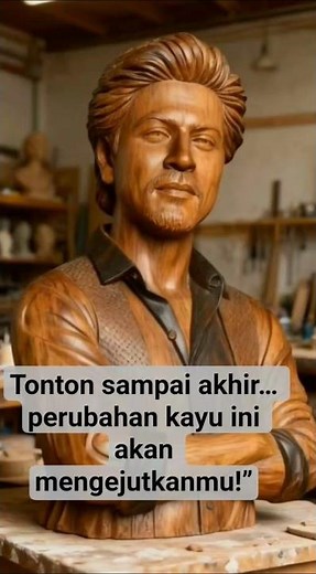 🎬 Dari Balok Kayu Jadi Patung Realistis! Proses Ukir Kayu yang Menakjubkan
