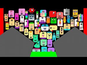 🤯 AGAINST ALL EXPECTATIONS! NUMBERBLOCKS Marble Race Elimination in Algodoo - Who will win?