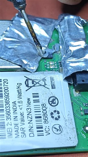 ☑️☄️Replacement with safely || Resistor Safe way to change resistor. #youtubeshorts #mobilerepairing