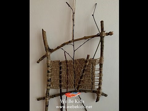 Nature Art & Craft - Winter Twig Weaving