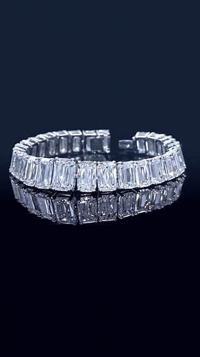 Jacob & Co. Jewelry on Instagram: "A symphony of luminosity adorns your wrist, as the High Jewelry White Ashoka Diamond Bracelet envelopes you in a cascade of breathtaking beauty. With diamonds, totaling 63.14 carats, this masterpiece captures the essence of enchantment. Let your elegance shine bright, for you are a true muse of magnificence. Link in bio. #Jacobandco #Inspiredbytheimpossible"