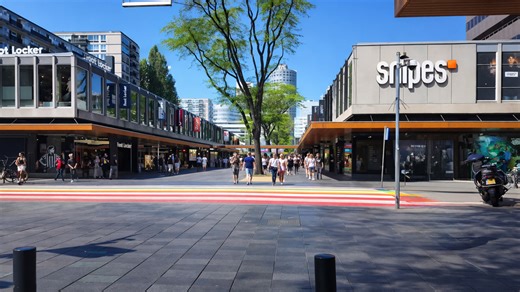 Is this the most modern street in Rotterdam?