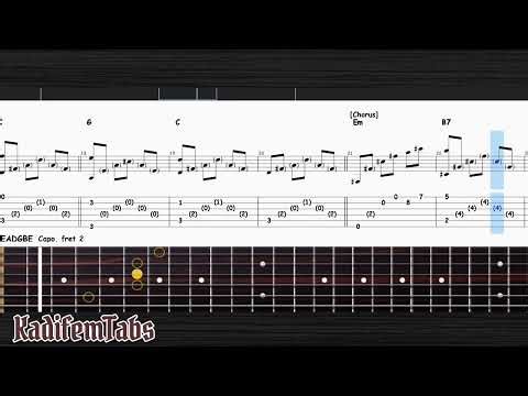 Can't Help Falling In Love – Easy Fingerstyle Guitar Tutorial + TABs (Elvis Presley) | Kadifem Tabs