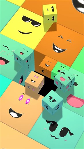 Roblox Face Rolling cube animation