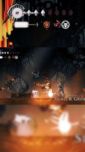 Boss fight Forebrothers Signis & Gron silksong #gaming