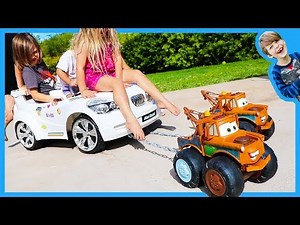 Tow Trucks - Tow Mater Towing Ride On Car