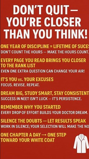 “NEET Motivation That Will Give You Goosebumps 💥🩺”