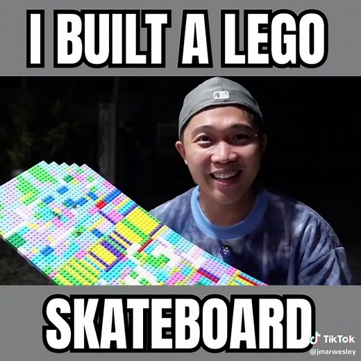 i built a lego skateboard #wesley #jmarwesley #kuyawesley