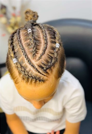 Braiduri cu modele pentru copii ✨☺️👌 #coditeafro #impletituri #parlung #fyp #cornrows