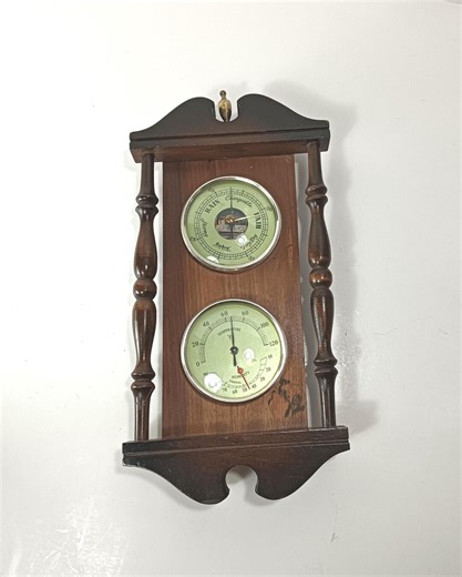 Vintage Sabre Mid-century Wall Weather Station - Barometer, Thermometer, Hygrometer - 11.5" - Etsy UK
