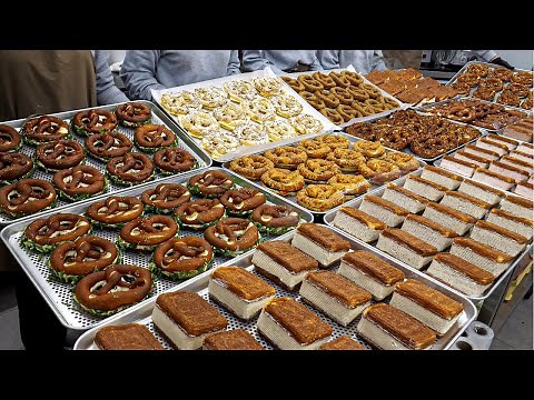 Korea Street Food Tour! bakery master video(baking food) - Korean street food / 대한민국 대표 빵맛집 브라우터
