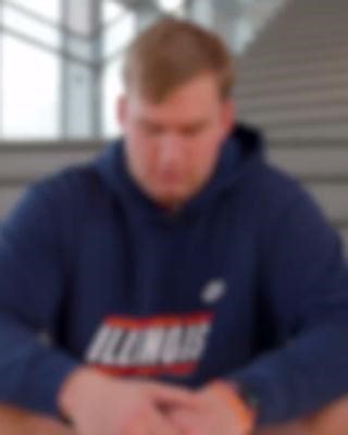 12K views · 163 reactions | Coming to Champaign with 34 career starts, Ayden Knapik continues to work to get better every day. | Fighting Illini Football | Facebook