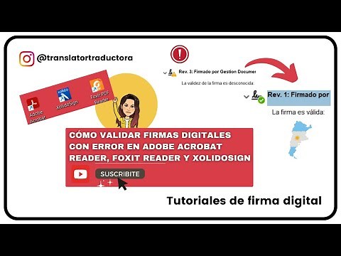 Cómo arreglar errores de firma digital ⚠️ en documentos PDF #firmadigital #argentina #validarfirmas