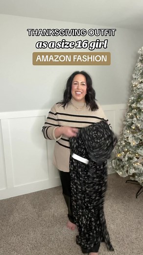 3.9K views · 17 reactions | Link in comments  Amazon midsize fall outfit for thanksgiving! #ltkstyle #amazonfashionfinds #midsizefashion #fallfashion2023 | Amanda Reeder | Facebook