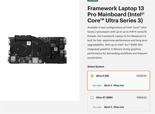 Framework 13 Pro with LPCAMM2