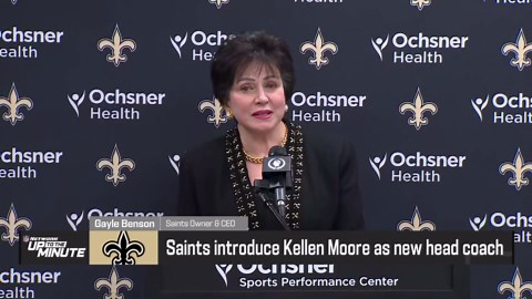 Saints introduce Kellen Moore as new HC